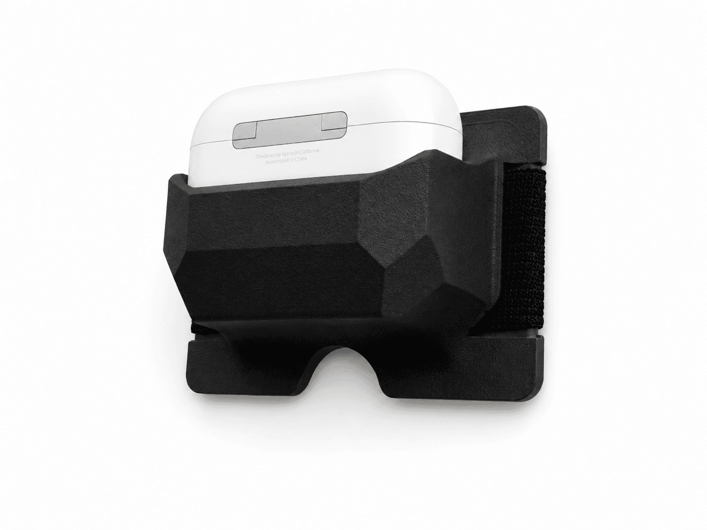 Lump Wallet with integrated AirPods® case open, AirPods® case inside